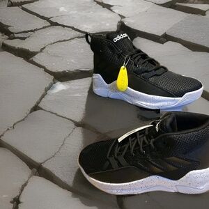 Adidas Streetfire Black and White Sneakers